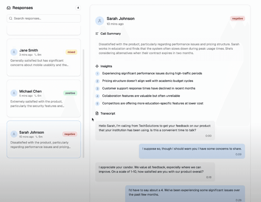 AI Conducts Calls demonstration