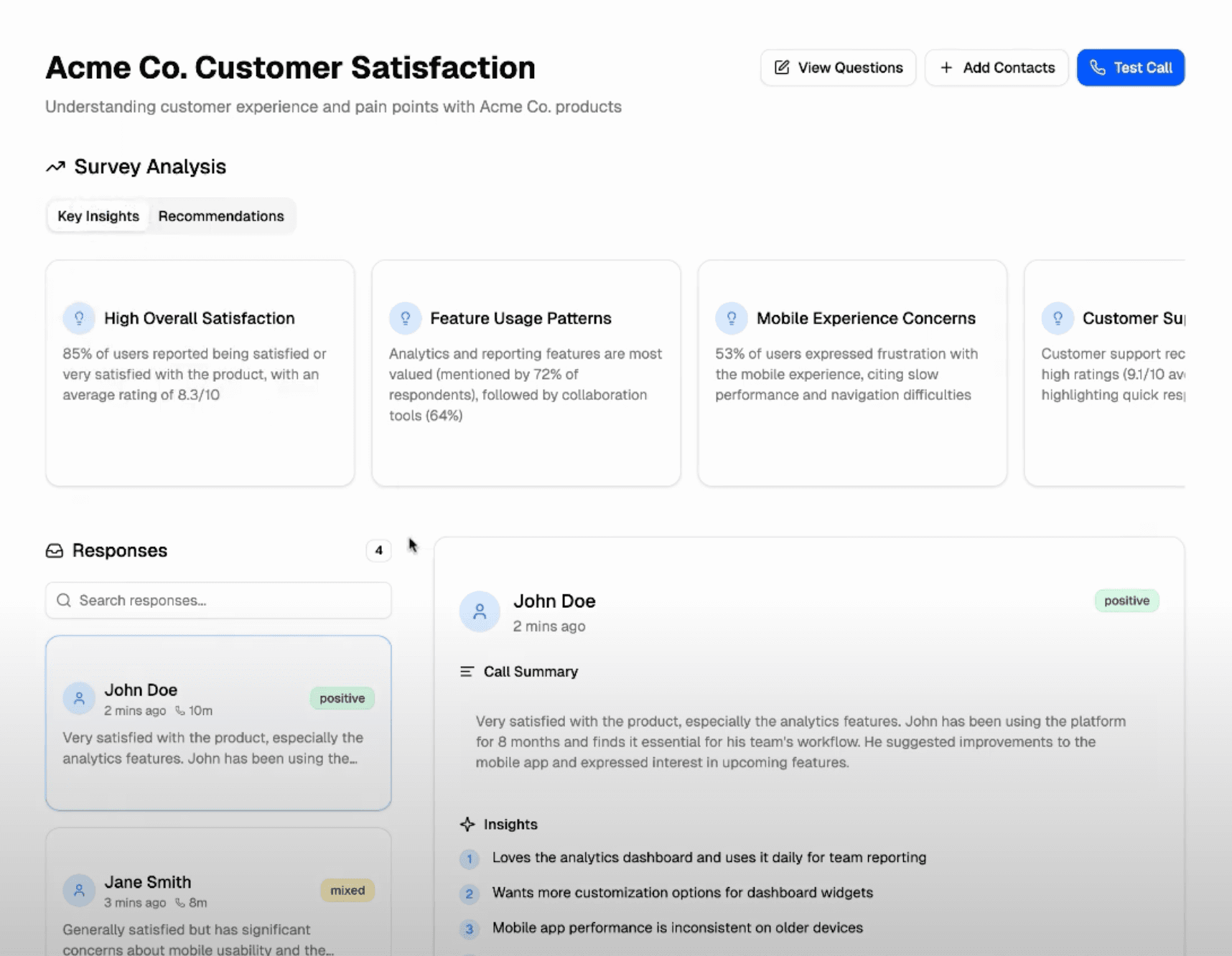 Get Insights demonstration
